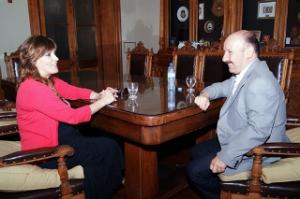 El Intendente se reuni� con la diputada nacional Gloria Bidegain